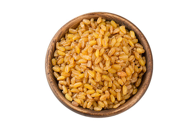 istock Healthy Organic Whole Grain Bulgur Background - Turkish name; iri taneli bulgur 2235405540