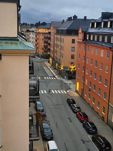 Evening at Stockholm's street