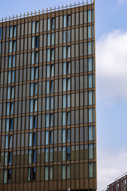 istock Building Facade with Vertical Windows  in Liverpool, UK. 2235408169