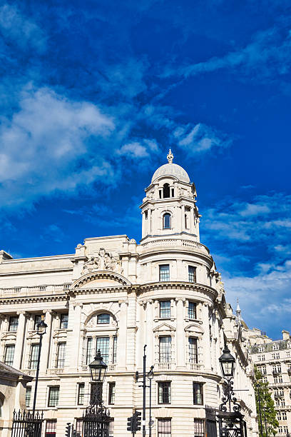 istock Stone Building with Dome and Blue Sky  in London, UK. 2235408940