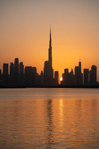 istock October 8th, 2024, Dubai, United Arab Emirates: The Dubai Skyline at Sunset 2235409195