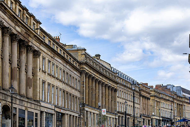 istock Classical Stone Building Facade with Columns and Windows  in Newcastle upon Tyne, UK. 2235409240