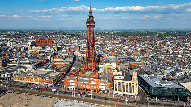 istock Blackpool Tower and Cityscape Aerial View 2235410572