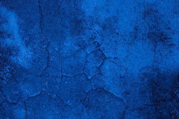 istock Old wall pattern texture cement blue dark abstract  blue color design are light with black gradient background. 2235410818