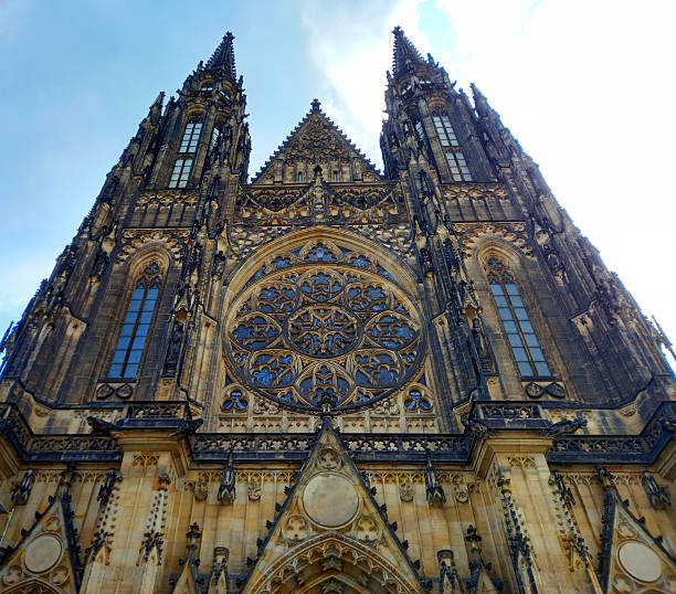 Prague, Czech Republic - 15 July 2025: St. Vitus Cathedral, Prague Castle.