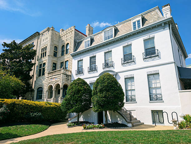 Washington, DC - September 14, 2025: The Hiram W Johnson House on Capitol Hill