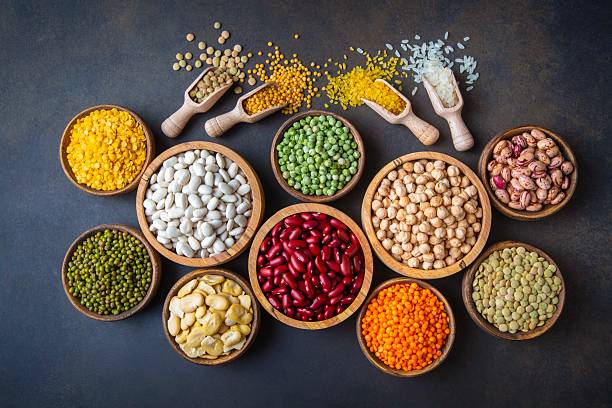istock Different types of legumes and cereals 2235426225