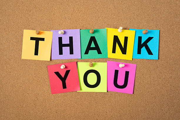istock Thank You on Colorful Sticky Notes 2235451707
