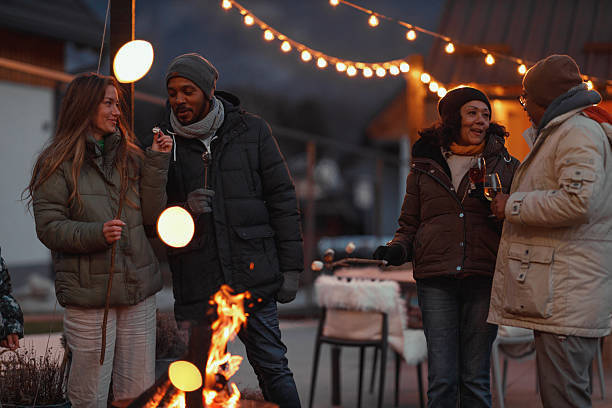 istock Marshmallow Roast with Family 2235454290