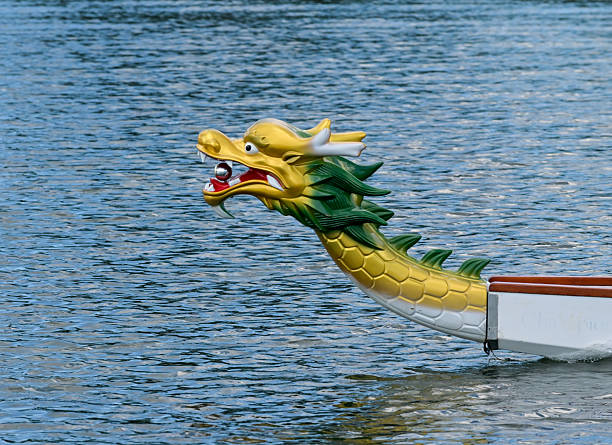 istock The front of a Dragon boat 2235457569