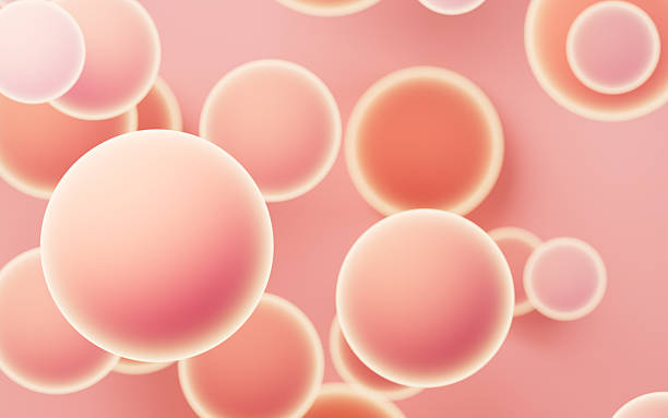 istock Abstract spheres background, mobile phone wallpaper, computer wallpaper, 3d rendering. 2235460342