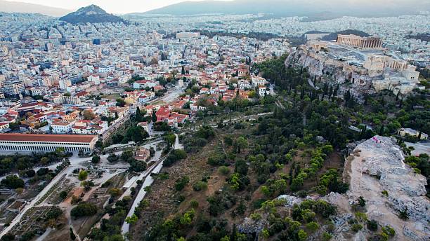 istock Aerial view around the acropolis in Athens, greece 2235470425