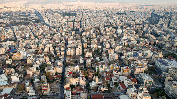 istock Aerial view around the downtown in Athens, greece 2235470571
