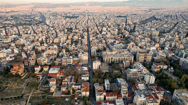 istock Aerial view around the downtown in Athens, greece 2235470618