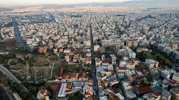 istock Aerial view around the downtown in Athens, greece 2235470665
