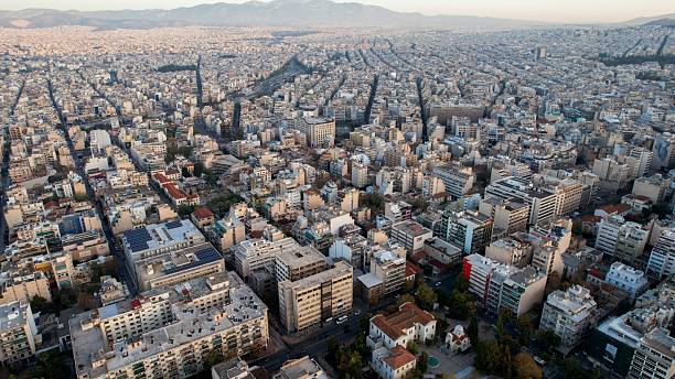 istock Aerial view around the downtown in Athens, greece 2235470684
