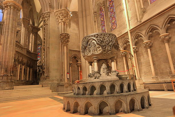 Trondheim, Norway–June 18th, 2025: Nidaros Cathedral (Nidarosdomen), Gothic cathedral dating from the 13th century in Trondheim, Norway
