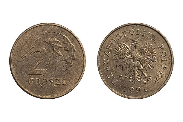 istock Poland 2 grosze coin 1991 on white background 2235496290