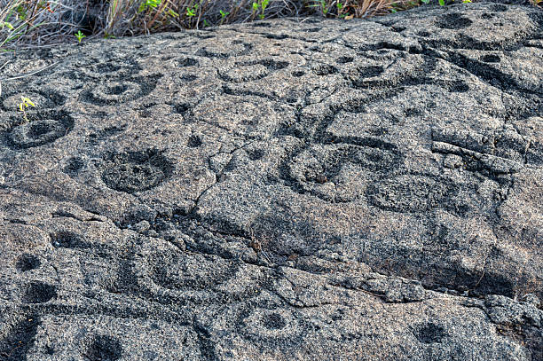 istock Pu'uloa Petroglyphs, holes and circles 2235497874