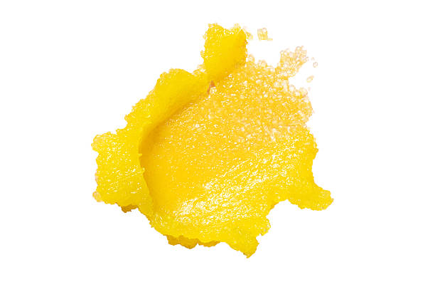 istock cosmetic smear scrub cream texture on a white background 2235499849