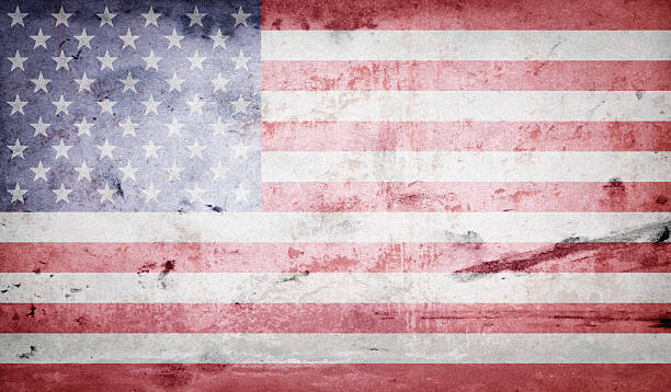istock Grunge USA Flag 2235500293