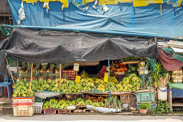 istock Outdoor tropical fruit stall. 2235508245