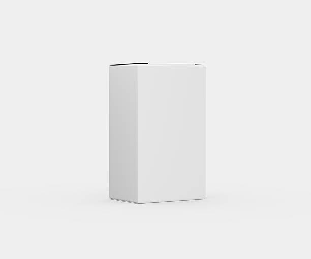 istock Blank white box for product design and advertising mockup 3d illustration 2235508787