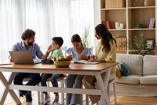 istock Family bonding through activities together 2235523117