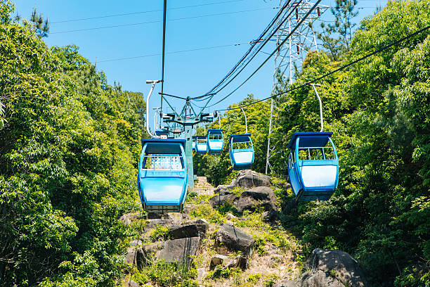 Take a cable car hiking trip to enjoy natural scenery