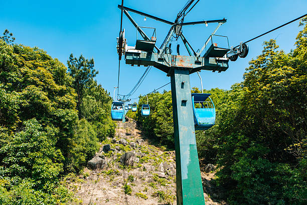 Take a cable car hiking trip to enjoy natural scenery
