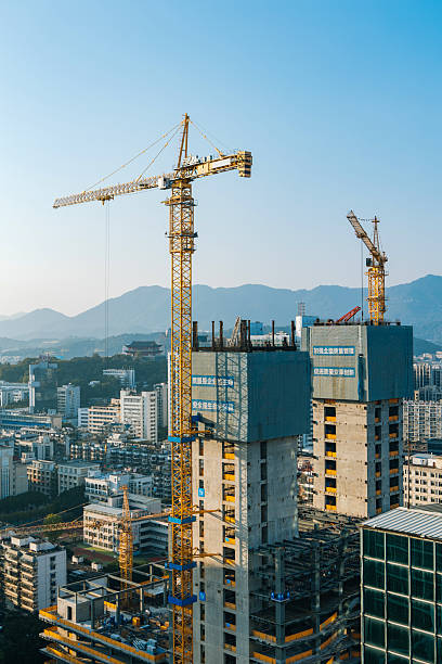 istock Buildings under construction in the city 2235532467