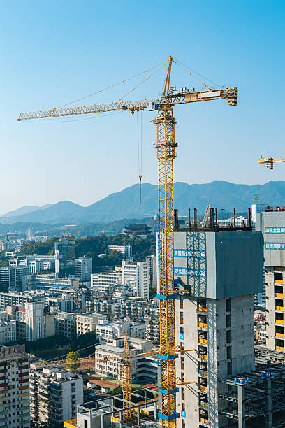 istock Buildings under construction in the city 2235532895