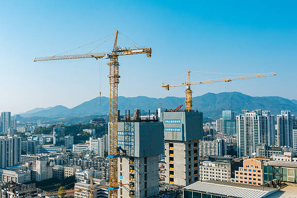 istock Buildings under construction in the city 2235533219