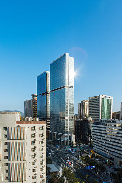 istock Commercial office building - financial concept, wealth 2235533579