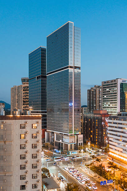 istock Commercial office building - financial concept, wealth 2235533622