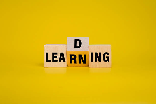 istock leading and learning words symbol on wooden blocks on yellow background 2235538795