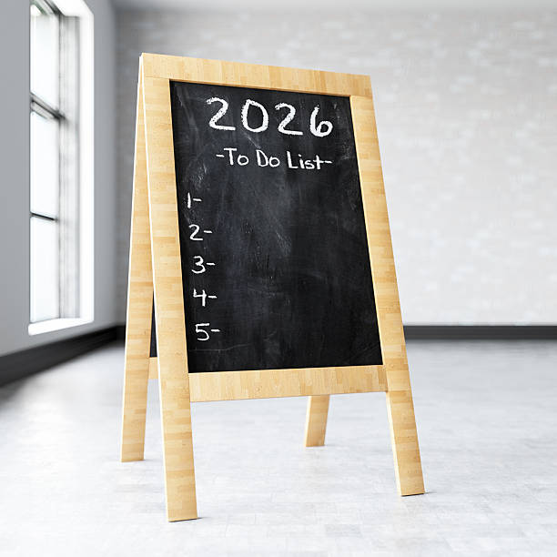 istock 2026 To Do List on BlackBoard 2235544830