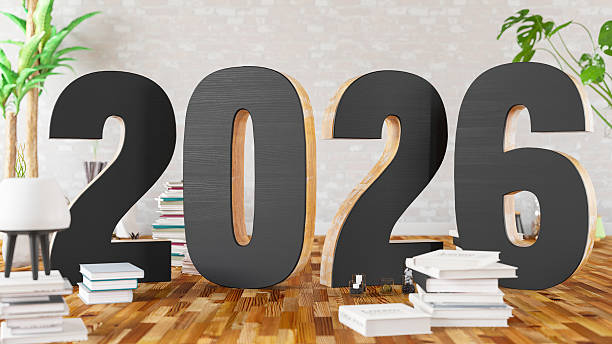 istock 2026 Wooden Sign with Books 2235544931