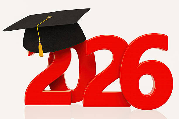 istock New Year Concept 2026 with Graduation Hat 2235545021