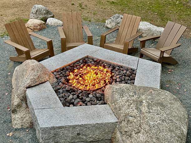 istock Outdoor Propane Bonfire Campfire 2235552163