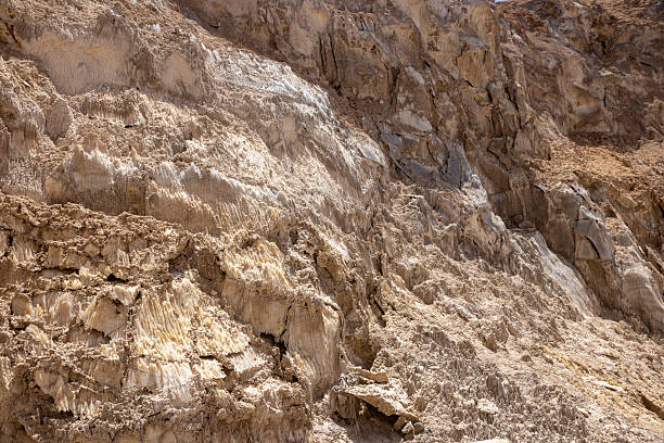 istock Salt crystal spikes in massive salt mines in Garmsar, Iran 2235552912