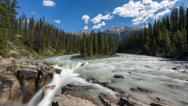 istock Sunwapta Falls in Jasper National Park Canada 2235554128