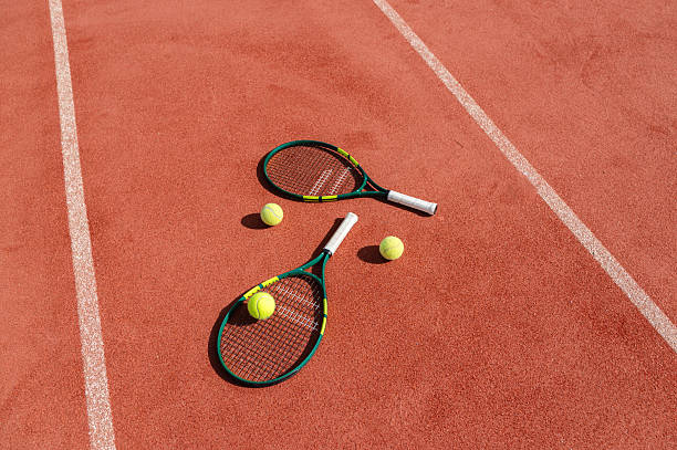 istock Tennis Equipment Utilized on the Court During Various Activities and Competitions 2235559946