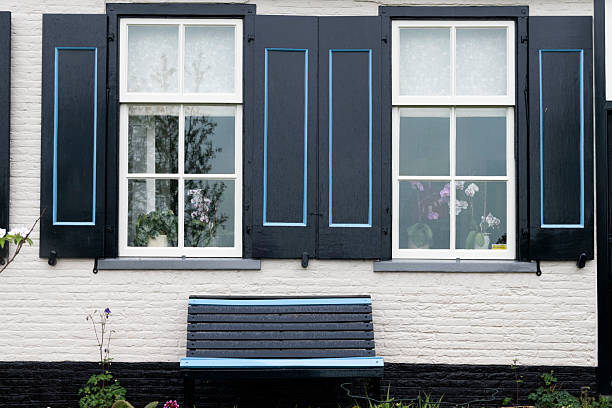 istock Two windows of a cottage, at Giethoorn, Netherlands. 2235560957