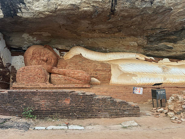 istock Reclining Buddha Statue at Pidurangala Rock at Sigiriya at Sri Lanka 2235562801