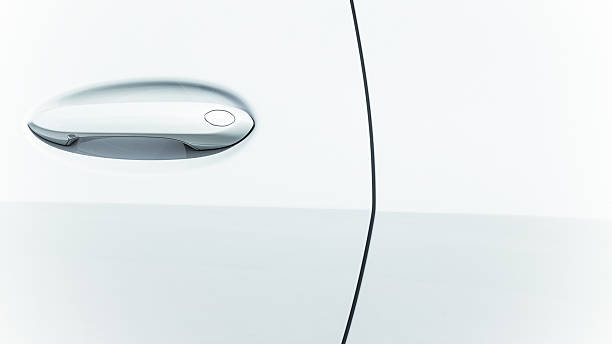 istock car door frame metallic white background smooth surface with geometric shape and handle object close up view with slightly reflection view 2235564329