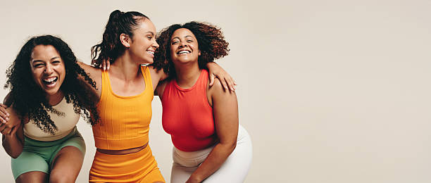 istock Diverse group of women in activewear smiling after workout 2235564657