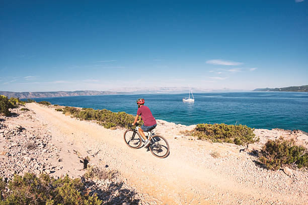 istock Exploring Coastal Trails by Gravel Bike 2235565504