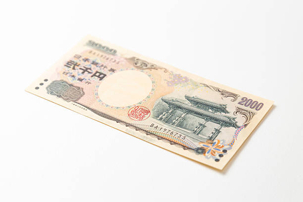 istock Two thousand yen bill on a white background. 2235571736