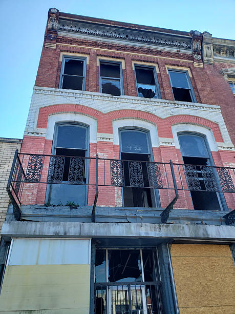 istock Abandoned Commercial Building. Depressed Economy. 2235578254